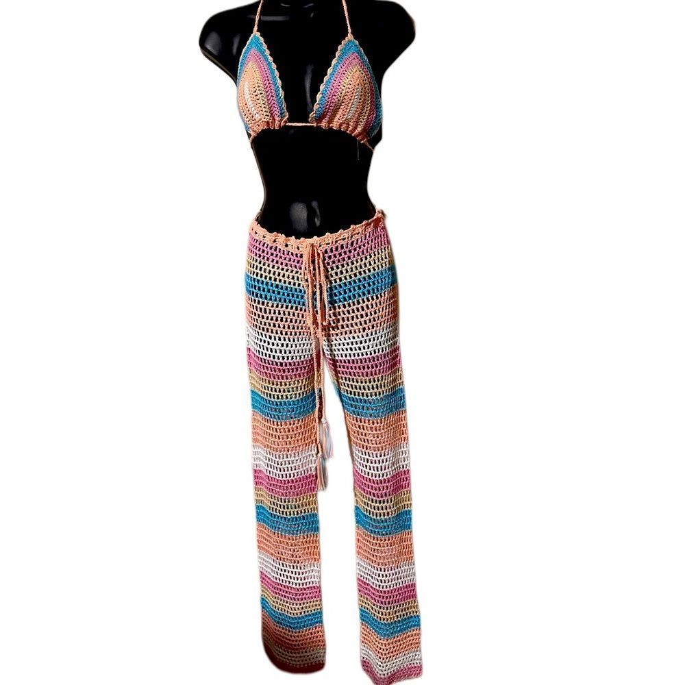 Hot & Delicious Two Piece Crochet Cover Up set | Small | NWT